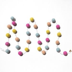 Felt Pom Pom Garland